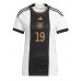 Dámy Fotbalový dres Německo Leroy Sane #19 MS 2022 Domácí Krátký Rukáv